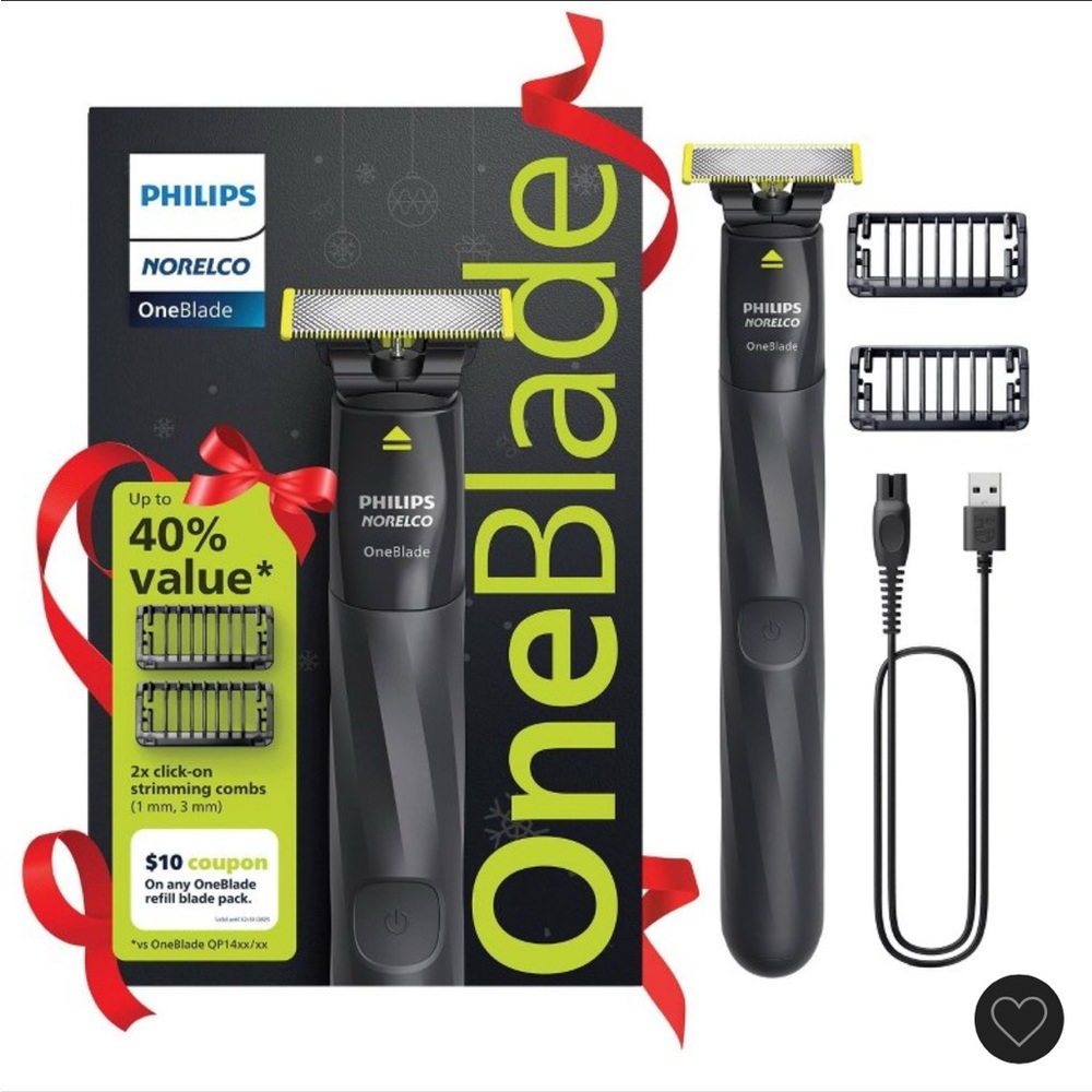 THE ORIGINAL PHILIPS NORELCO WATERPROOF ONEBLADE (NEW WITH TAGS)